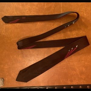 Vintage 1950’s black skinny tie with cat eye